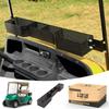 10L0L Golf Cart Front Inner Storage Basket Compatible with EZGO TXT & RXV Models, Large Compartments Dashboard Front Storage Tray Organizer view 1