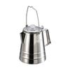 Captain Stag UW-3531 Coffee Pot, Percolator, 12 Cups, Suitable Capacity 0.6 gal (1.8 L), 18-8 Stainless Steel, Silver view 1