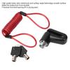 Brake Disc Lock Anti Theft Wheel Alarm Security Lock with Reminder Cable for Motorcycles Bikes and Scoooters view 2