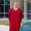 Endea Church Matte Choir Robe (66 (6'9" - 6'11"), Red) view 2