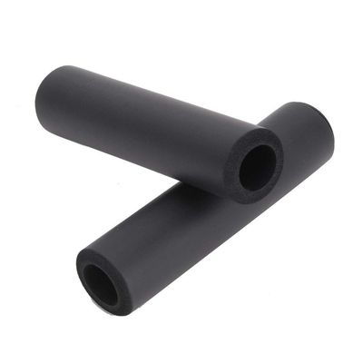1Pair Grips Silicone Handlebar Grips Soft Anti Skid Shock Absorbing Handlebar Cover (Black)