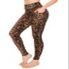 ALWAYS Women's Animal Yoga Pants with Pockets - High Waist Premium Soft Tummy Control Workout Stretch Leggings 377 S view 1