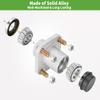 10L0L Golf Cart Front Wheel Hub Assembly Kit with Bearing Seals for Club Car DS 1974-2003, OEM:11011102, 1011153, 1011889, 1011892, 1011894,LM11949 (Pack of 2) view 3