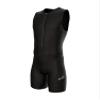 Sparx Men`s Triathlon Suit Trisuit Race Skinsuit Cycling Speed Suit Italian Fabric Swimskin (Large) Black view 1