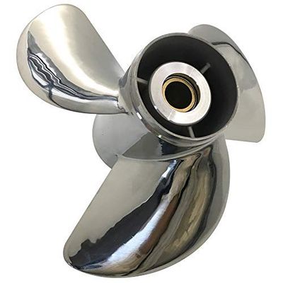 ARKDOZA Stainless Steel Prop Propeller for Tohatsu 60/70/75/90/115/120/140hp Outboard 13 1/4x17
