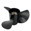 ARKDOZA Stainless Steel Prop Propeller for Tohatsu/Nissan 13X19 Coated with Black Paint 60/70/75/90/115/120/140hp Outboard view 2