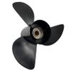 ARKDOZA Stainless Steel Prop Propeller for Tohatsu/Nissan 13X19 Coated with Black Paint 60/70/75/90/115/120/140hp Outboard view 3