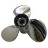 ARKDOZA 3 Blade Polished RH Props for Tohatsu 35/45/50HP Outboard Stainless Steel Propeller 11.4x12 view 1
