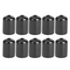 Alomejor Snooker Tip Cover Cue 10pcs Pool Cue Tip Rubber Cover Billiards Cues Stick for Snooker Cue Tip Pool Billiards (14mm)