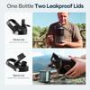 Insulated Water Bottle with Straw Lid, Modern Double Vacuum Stainless Steel Water Flask, Simple Half Gallon Water Jug, Metal Thermo Canteen Mug,87oz Sports Bottle view 3