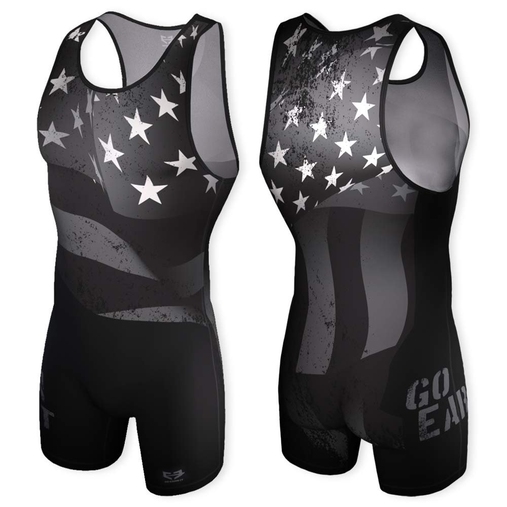 GO EARN IT Black Flag Singlet Adult 3X-Large (245lbs.+)