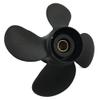 ARKDOZA 10.3" Dia. 12/13/14 Pitch High Thrust 4 Blade Aluminum RH Propeller for Tohatsu&Nissan 35/40/50HP Outboards (10.3 (Dia) x 13 (Pitch)) view 3