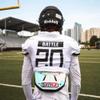 Battle Sports Novelty Football Back Plate  Hard Shell Lower Back Protector with Contoured Foam for High-Impact Protection - Adult, Iridescent view 4