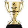 Crown Awards 7" Last Place Gold Cup Trophies, Custom Not Even Close Loser Acrylic Cup Trophy Prime view 1