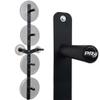PRx Performance Profile Weight Plate Storage 3-Peg or 4-Peg, Optional Weight Wing Extension. Wall-mounted weight plate storage perfect for any garage, home or commercial gym (3-Peg + Weight Wing) view 1