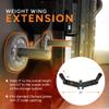 PRx Performance Profile Weight Plate Storage 3-Peg or 4-Peg, Optional Weight Wing Extension. Wall-mounted weight plate storage perfect for any garage, home or commercial gym (3-Peg + Weight Wing) view 3