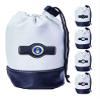 Clip Wipes Air Force Golf Pouch with Drawstrings (White-Seal)