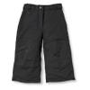 Amazon Essentials Girls' Water-Resistant Ski & Snow Pants, Black, Small view 1
