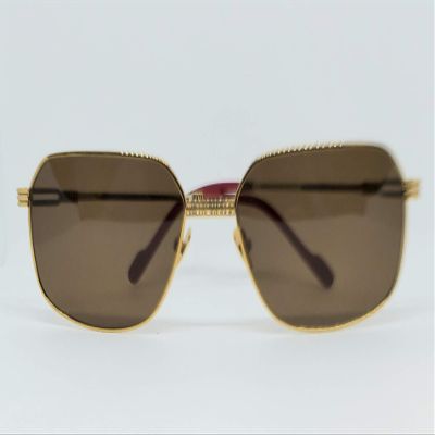 Porta Romana Vintage Collection Sunglasses Model 104 Brown Lenses