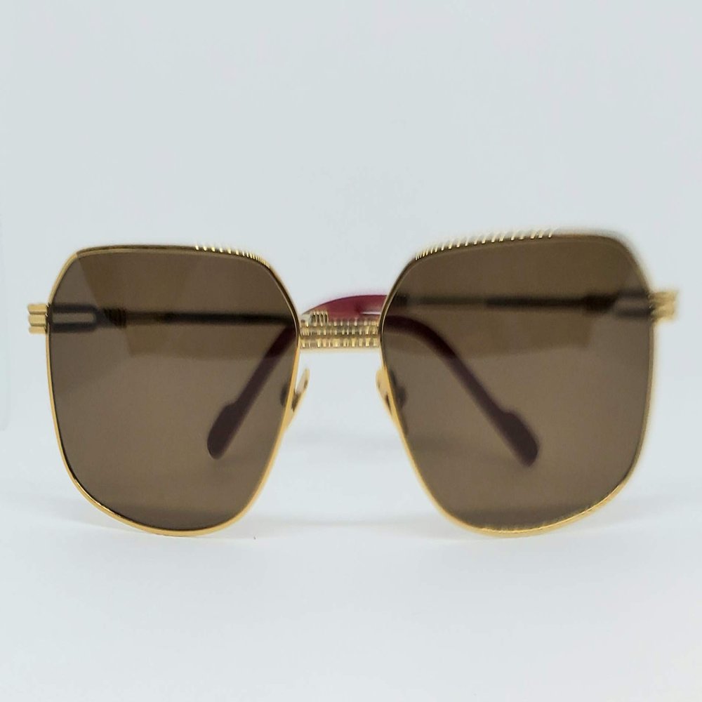 Porta Romana Vintage Collection Sunglasses Model 104 Brown Lenses