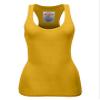 Zenana Women's Plain Solid Color Ribbed Racerback Tank Top Shirt Plus Sizes (Medium, 2 Pack: Mustard | Dk Olive) view 2