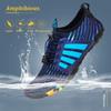 WateLves Water Shoes Mens Womens Beach Swim Shoes Quick-Dry Aqua Socks Pool Shoes for Surf Yoga Water Aerobics (B/Dark Blue, 39) view 2