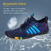 WateLves Water Shoes Mens Womens Beach Swim Shoes Quick-Dry Aqua Socks Pool Shoes for Surf Yoga Water Aerobics (B/Dark Blue, 39) view 3