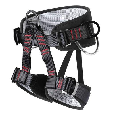 HandAcc Climbing belts, Thicken Professional Safety Belt for Caving Rock Climbing Fire Rescuing Rappelling Tree and Outdoor Adventure Activities