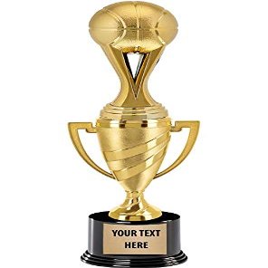 Crown Awards Basketball Trophies, 13" Gold Cup Basketball Trophies with Custom Engraving, 5 Pack