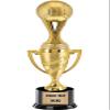 Crown Awards Basketball Trophies, 13" Gold Cup Basketball Trophies with Custom Engraving, 5 Pack view 1