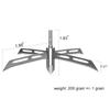 Sinbadteck Archery Broadheads, 3Pcs Pack 4 Fixed Blade Turkey Hunting Broadheads 200Gr Arrowhead Stainless Steel Bow and Arrow Hunting Tips view 2