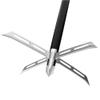 Sinbadteck Archery Broadheads, 3Pcs Pack 4 Fixed Blade Turkey Hunting Broadheads 200Gr Arrowhead Stainless Steel Bow and Arrow Hunting Tips view 3