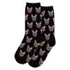 HotSox Smart Frenchie Kids Socks, Black, 1 Pair, Medium/Large view 1