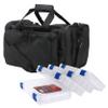 OSAGE RIVER Deluxe Tackle Bag with 4 Tackle Box Organizers, Heavy Duty Fishing Tackle Storage, Black view 1