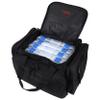 OSAGE RIVER Deluxe Tackle Bag with 4 Tackle Box Organizers, Heavy Duty Fishing Tackle Storage, Black view 2