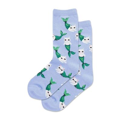 Hot Sox Unicorn Kids Socks, Periwinkle, 1 Pair, Large/X-Large