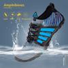 WateLves Water Shoes Mens Womens Beach Swim Shoes Quick-Dry Aqua Socks Pool Shoes for Surf Yoga Water Aerobics (B/Blue Gray, 44) view 2