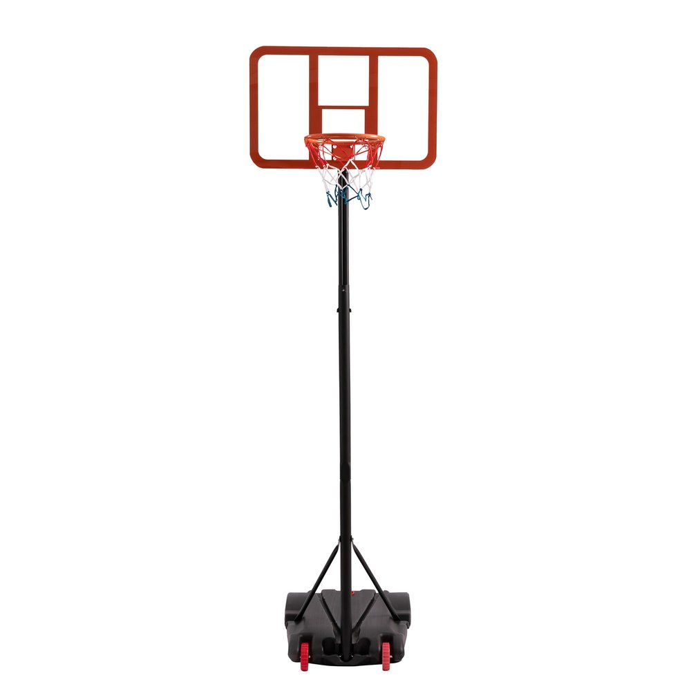 Hathaway Top Shot 79-in Portable Basketball Hoop System for Kids & Adults Adjustable Height with Fillable Base, Steel Rim & Weather-Resistant Backboard for Indoor & Outdoor Use White