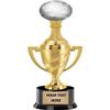Crown Awards Disco Ball Trophy, 13" Gold Cup Glimmer Ball Dance Trophies with Custom Engraving, 10 Pack Prime view 1