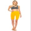 ALWAYS Women's High Waist Biker Shorts - Buttery Soft Workout Running Yoga Pants Yellow One Size view 4