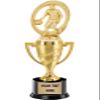 Crown Awards Basketball Trophy, 13" Gold Cup Boys Basketball Trophies with Custom Engraving, 5 Pack Prime view 1