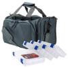 OSAGE RIVER Deluxe Tackle Bag with 4 Tackle Box Organizers, Heavy Duty Fishing Tackle Storage, Grey view 1