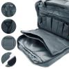 OSAGE RIVER Deluxe Tackle Bag with 4 Tackle Box Organizers, Heavy Duty Fishing Tackle Storage, Grey view 4