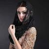 Beaupretty Infinity Veils Lace Scarf Catholic Church Chapel Veil Head Covering Latin Mass Mantilla Veil for Easter Bridal Women (Black) view 2