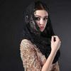 Beaupretty Infinity Veils Lace Scarf Catholic Church Chapel Veil Head Covering Latin Mass Mantilla Veil for Easter Bridal Women (Black) view 3