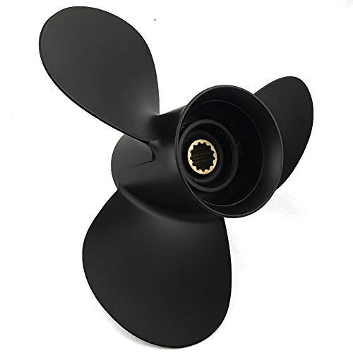 ARKDOZA 3 Blade Prop Aluminum Propeller for BRP Johnson EVINRUDE OMC Stern Drive 40/50HP 13 Spline RH (12 1/2 (Dia) x 9 (Pitch))