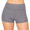 ALWAYS Women Workout Yoga Shorts - Premium Soft Solid Stretch Cheerleader Running Dance Volleyball Short Pants Houndstooth 2007 M view 4