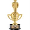 Crown Awards Military Trophy, 13" Gold Cup Male Military Trophies with Custom Engraving, 5 Pack view 1