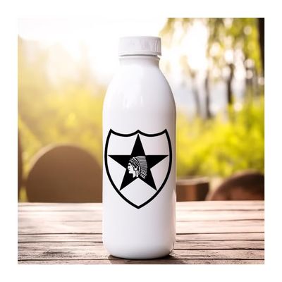 2nd Infantry Patch Vinyl Decal (Black, 8 inches Tall)
