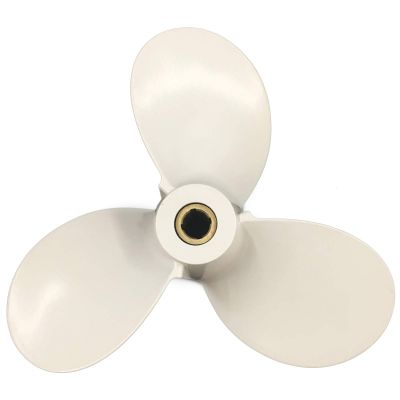 ARKDOZA 3 Blades Aluminum Propeller for Yamaha 6A/B/8A/B Diameter 9 inch Pin Drive (9 (Dia) x 7 1/2 (Pitch))